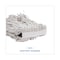Boardwalk 1.25 in Cut-End Wet Mop, White, Cotton, PK12, BWKCM20016 BWKCM20016 - alternate 6